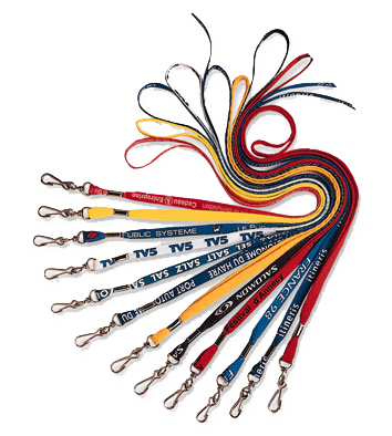 Lacets porte badge ou cordon voire tour de cou, nos lanyards sont fabriqus en France